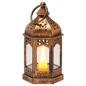 VEVOR 12 Pcs Decorative Candle Lantern, LED Electric Flameless Candle, Plastic LED Holder with Glass