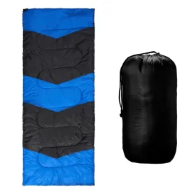 Lightweight Sleeping Bag for Backpacking, Hiking, Waterproof Compact Envelope Sleeping Bag for Cold & Warm Weather, Blue (Option: defaulttitle)