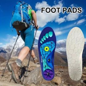 Acupressure Insoles - Comfortable and Breathable, Arch Support, Unisex, Suitable for Work, Running (size: M(Men 7.5-9/Women8.5-10))